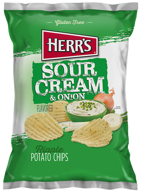 Sour Cream & Onion Potato Chips Herr's