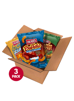 3 Pack Cheese Curls Zesty Flavors