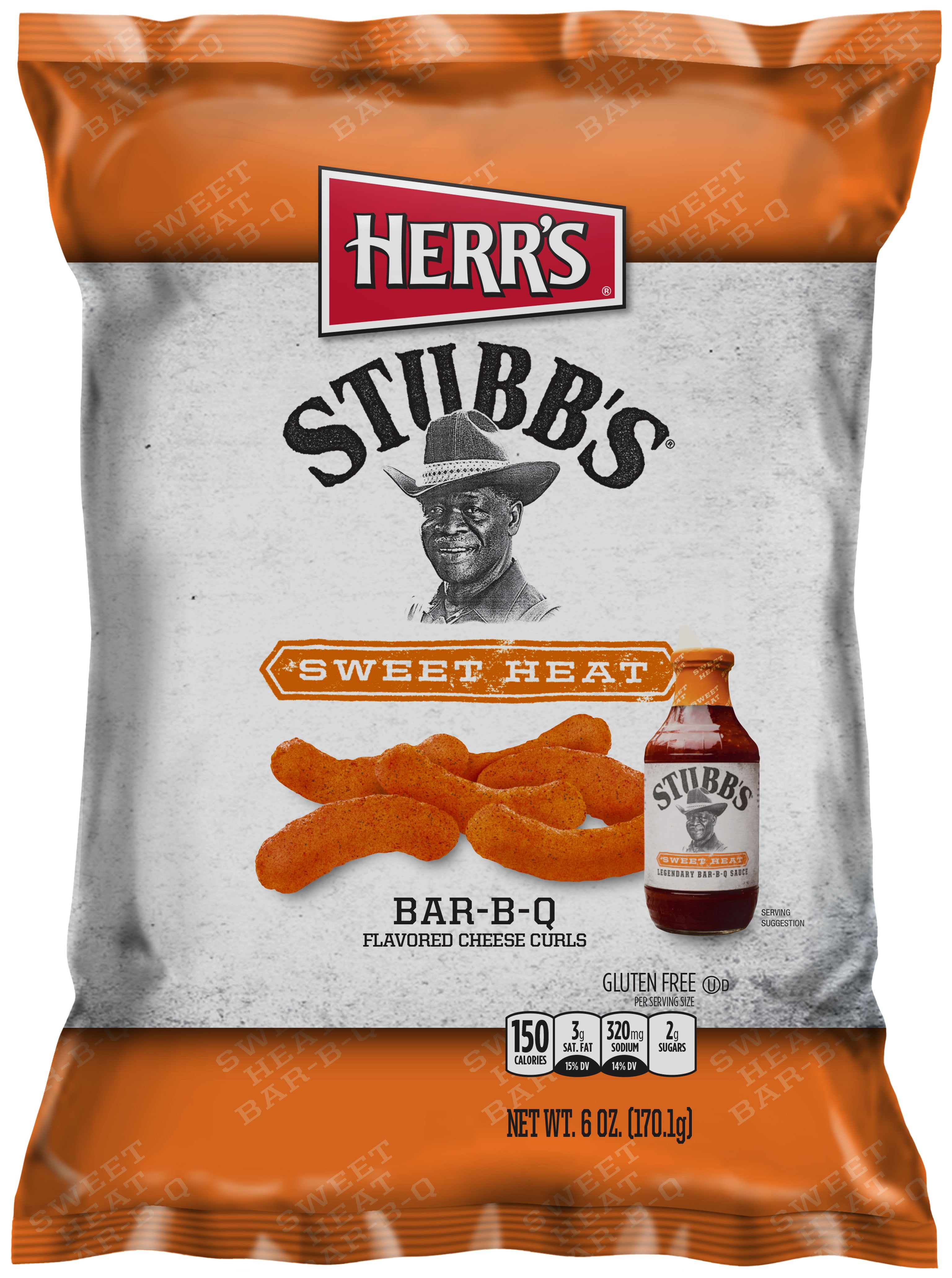 Stubb's® Sweet Heat Bar-B-Q Cheese Curls – Herr's