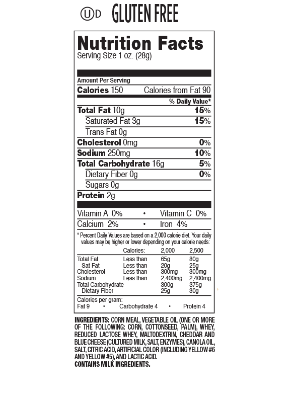 Nutrition Facts and Ingredients For cheese hulless