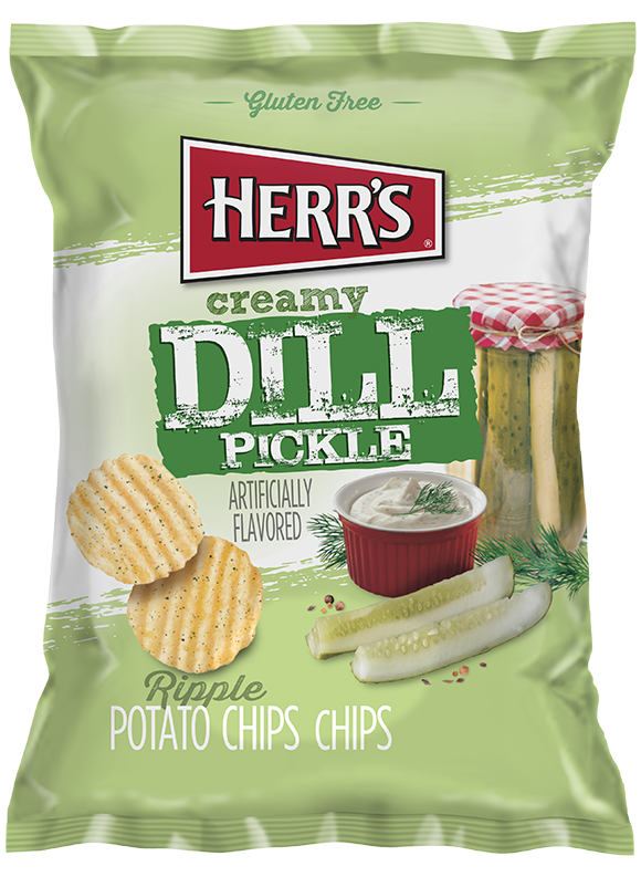 Creamy Dill Pickle Ripple Potato Chips