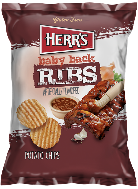 Baby Back Ribs Potato Chips