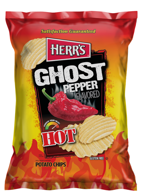 Ghost Pepper Potato Chips Herr s