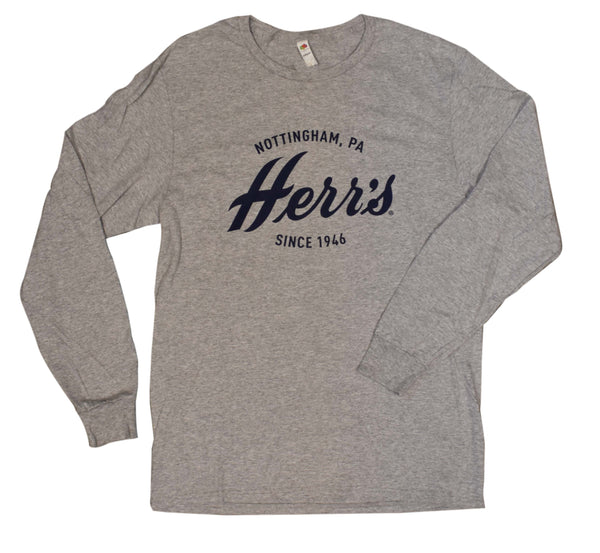 Herr’s® Long Sleeve Gray Tee Shirt