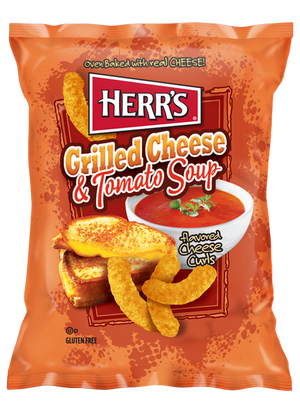 Grilled Cheese & Tomato Soup Cheese Curls