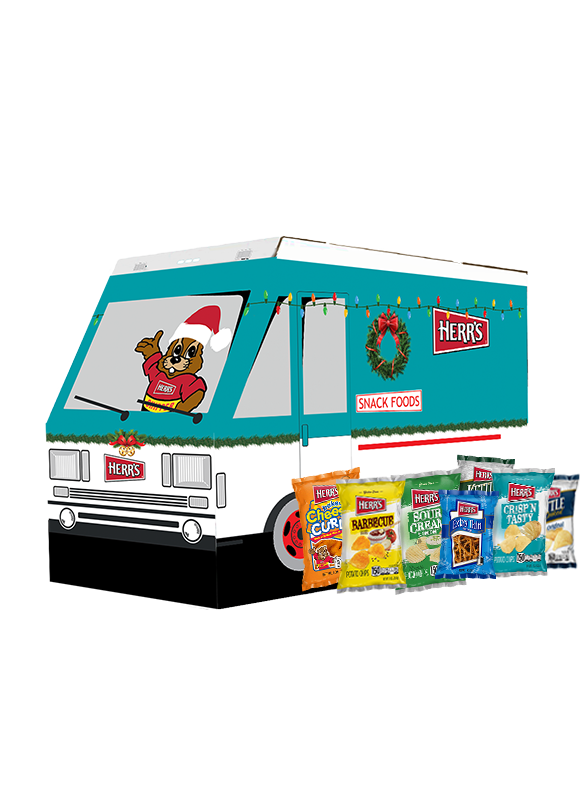 Herr's Holiday Snack Truck (42) Pre Assorted 1 oz. Snacks