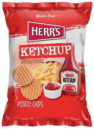 Ketchup Ripple Potato Chips 11