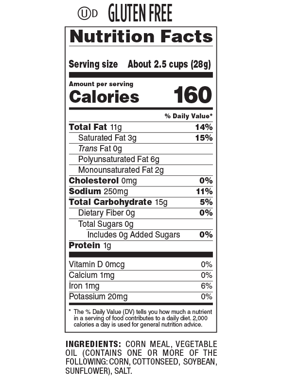 Nutrition Facts and Ingredients For original hulless