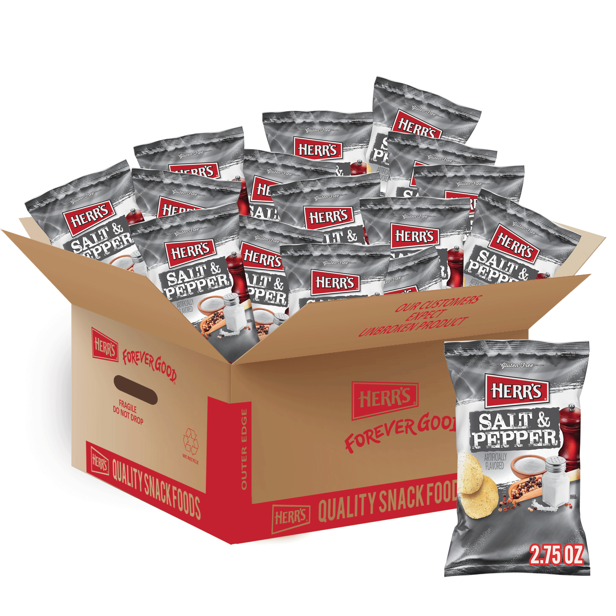 Salt & Pepper Potato Chips Herr's